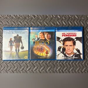 Blu-ray Movie Collection: The Blind Side, Hugo, Mr. Popper's Penguins